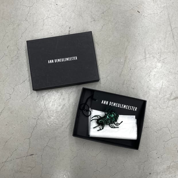 Ann demeulemeester ss09 beetle broch