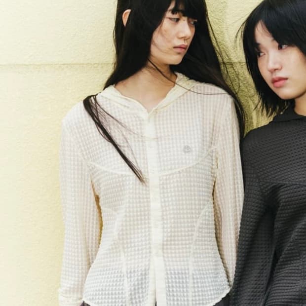 코이세이오 와플 후드 아이보리