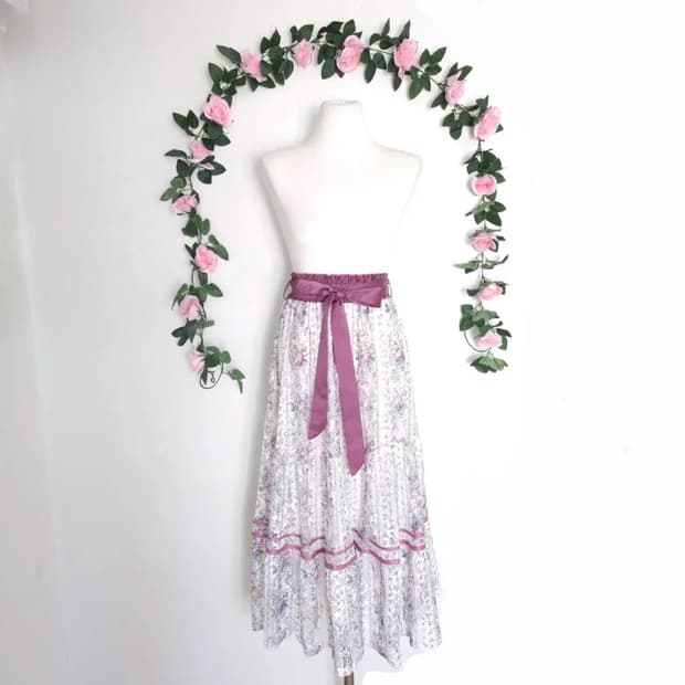 엑시즈팜 롱스커트 롱치마