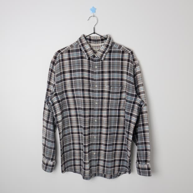 RUSS-K Vintage Plaid Flannel Shirt
