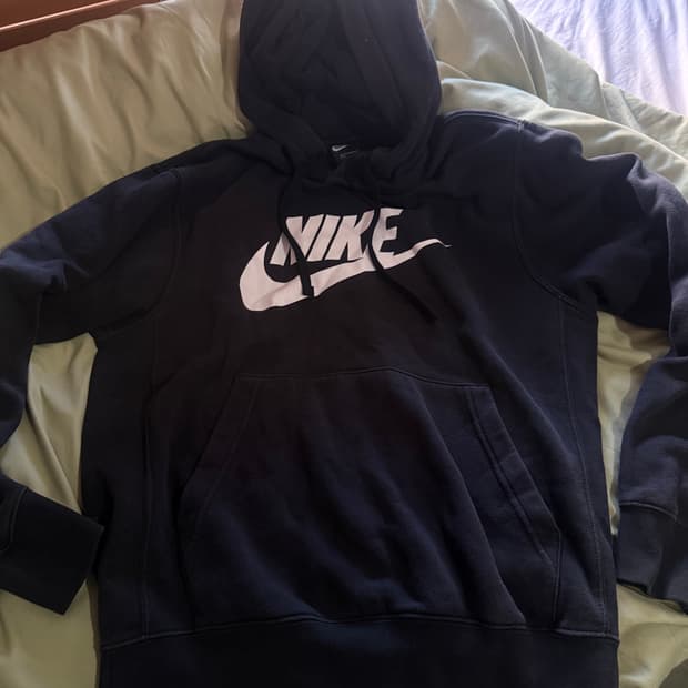 NIKE 빅로고 후드티