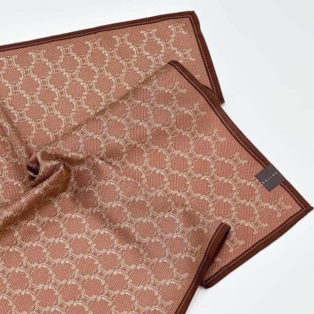 (새상품) celine / 셀린느 실크혼방 쁘띠스카프