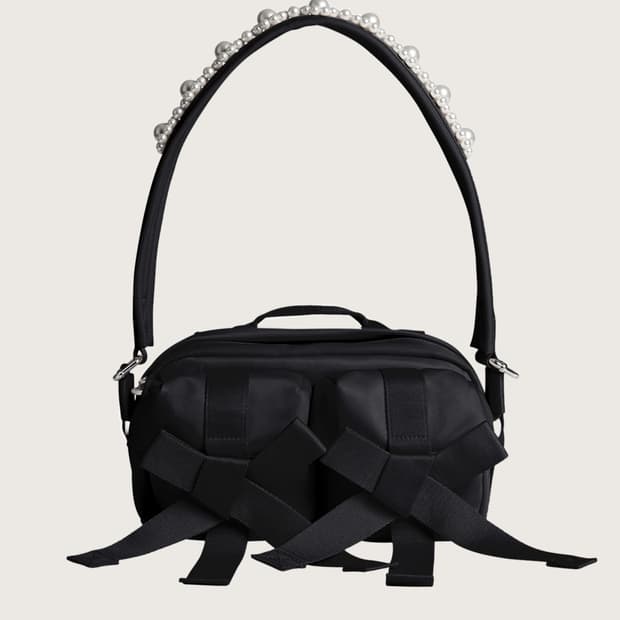 시몬로샤 25fw 비즈 크로스바디 백