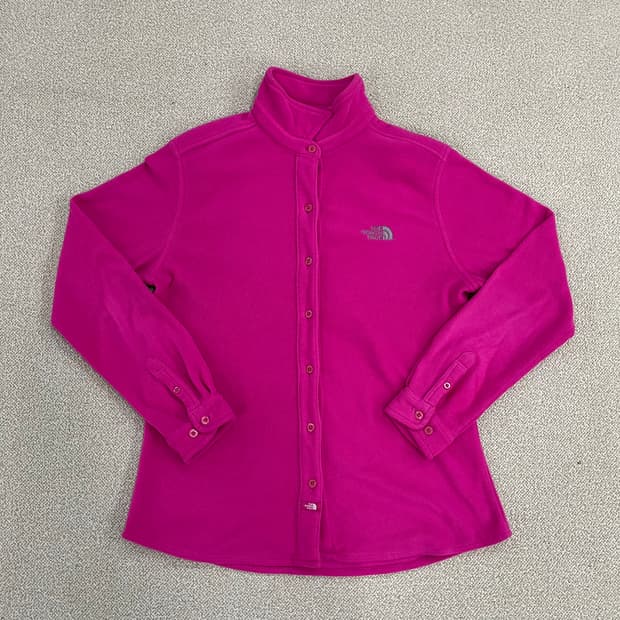 90 노스페이스 후리스 기모 셔츠 자켓 0130M1