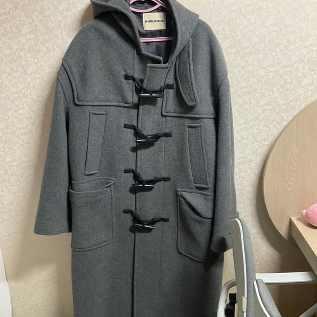 인사일런스 오버사이즈 더플코트