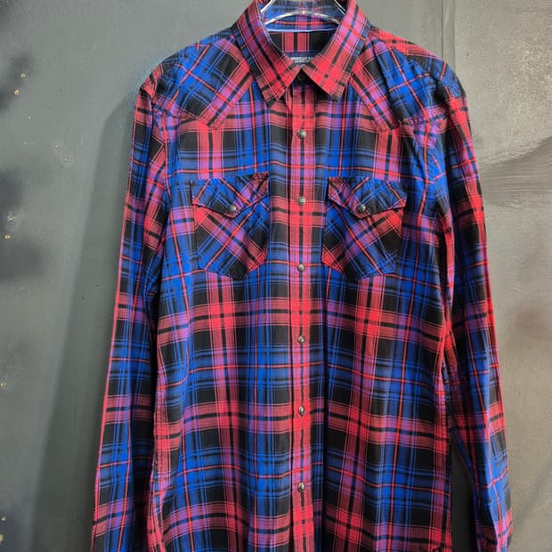 아메리칸이글 체크 셔츠 M/M 한국남자 L