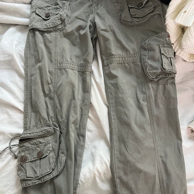 y2k 빈티지 카고 바지
