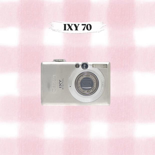 캐논 익시 70 (익서스 60) 실버 빈티지디카