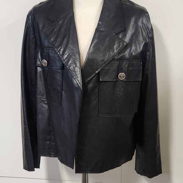 타임 가죽자켓 가슴둘레 82