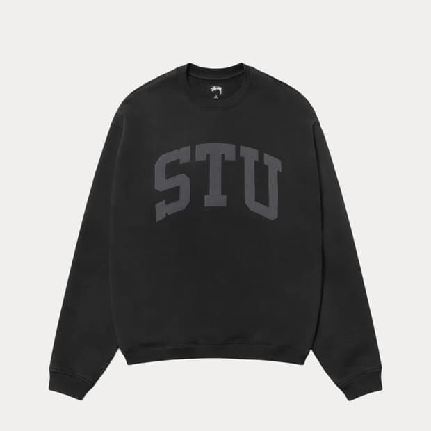 STUSSY 스투시 STU 아플리케 맨투맨 M