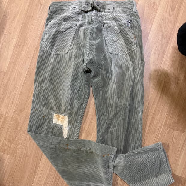 (30)포스333 빈티지 페이딩 코듀로이 팬츠