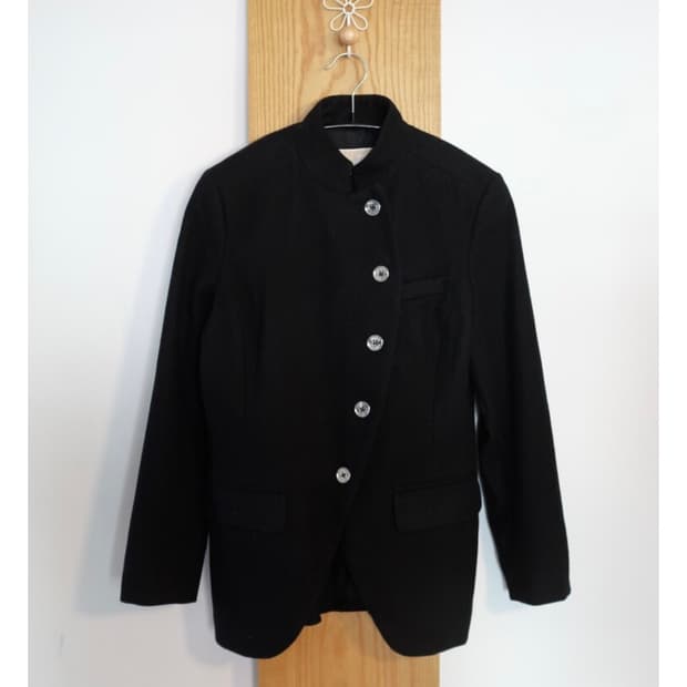 MICHAEL KORS 사선 버튼 울 자켓 코트 마츠리 matsuri