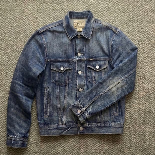 마지막 가격)폴로 랄프로렌 페이디드 데님 트러커