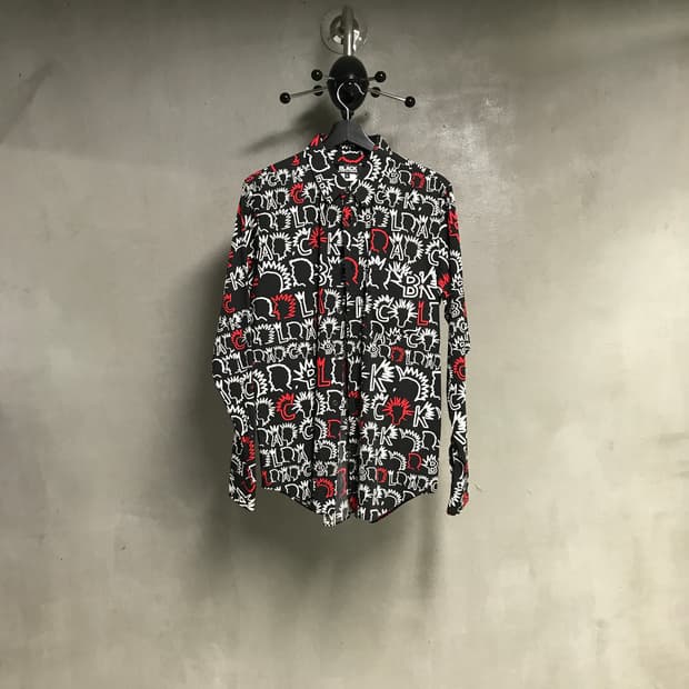 꼼데가르송 블랙 셔츠 L