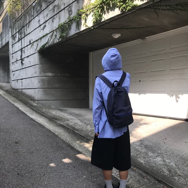 꼼데 옴플 후드 셔츠
