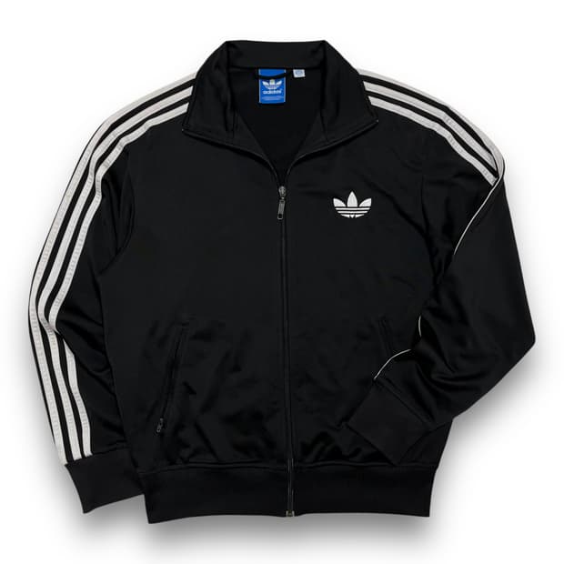 아디다스 파이어버드 화이트 삼선 트랙탑 져지 (100)