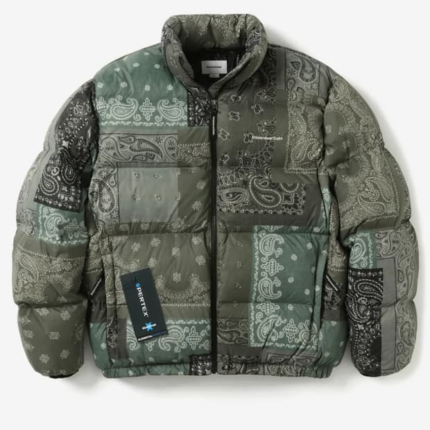 디스이즈네버댓 퍼텍스 다운 자켓 반다나  L