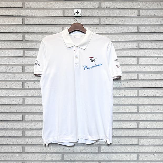 JPN VINTAGE PK 로고 레터링 자수 디테일 화이트