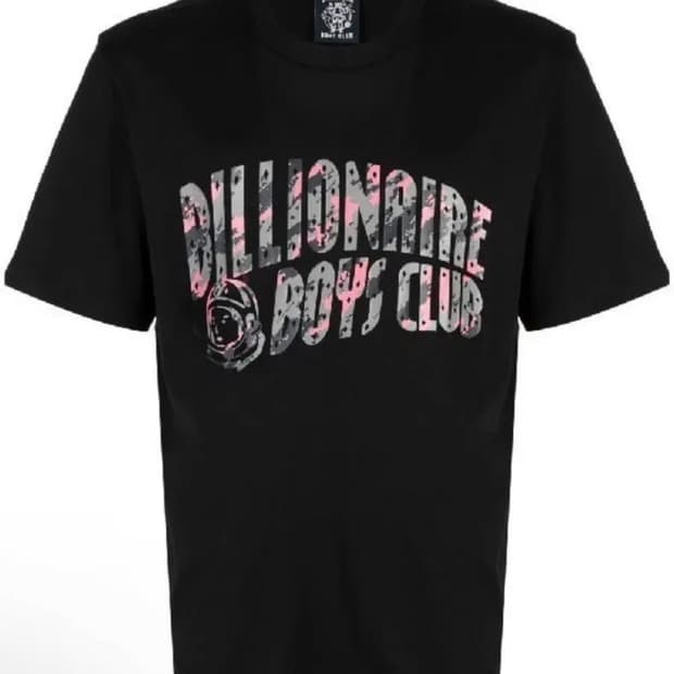 BBC 카모 아치로고 티셔츠 블랙 XL