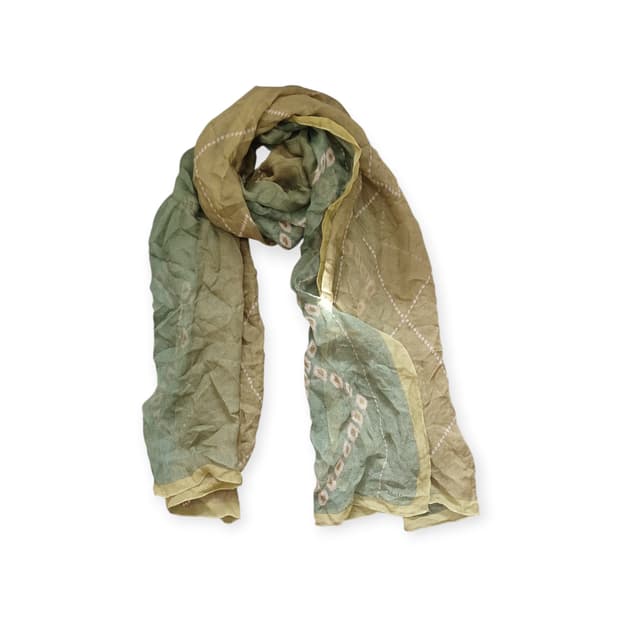 막스마라 그린 스카프