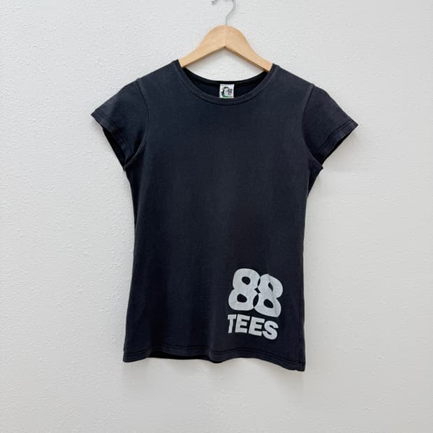 빈티지 88tee 네이비 로고 하와이 티셔츠