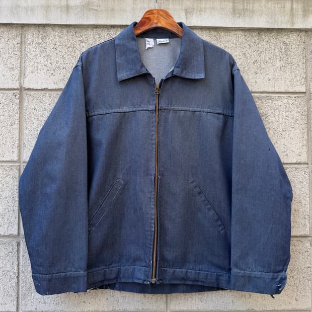 70s FRENCH DENIM CYCLIST 사이클리스트 프렌치워크자켓