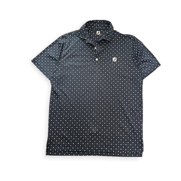 풋조이 패턴 반팔 셔츠 