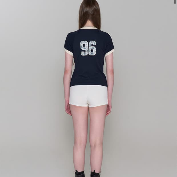 락케이크 Sports 96 Lace Crop Top - Navy