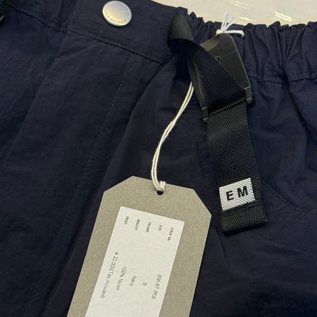 앤즈앤드민즈(ENDS and MEANS) 유틸리티 쇼츠 네이비(S)