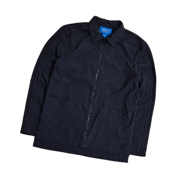 아디다스 유로파 올블랙 코치자켓