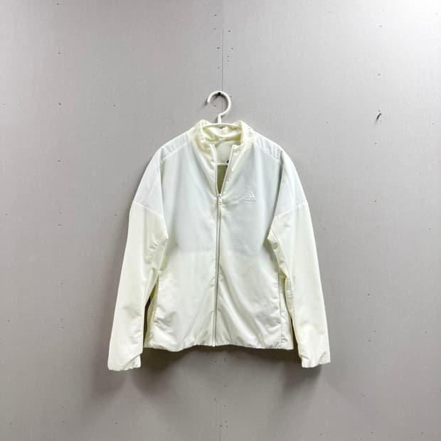 여성 S / 아디다스 바람막이 방풍자켓 트레이닝 아이보리