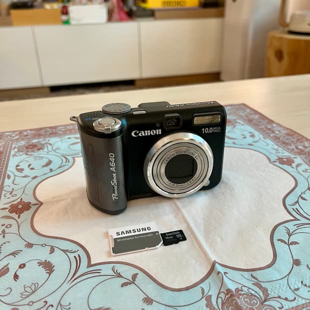 캐논 파워샷 a640 카메라
