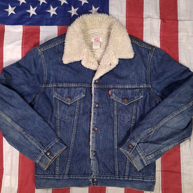 오리지날 80's 미국제조 리바이스 양털 트러커자켓