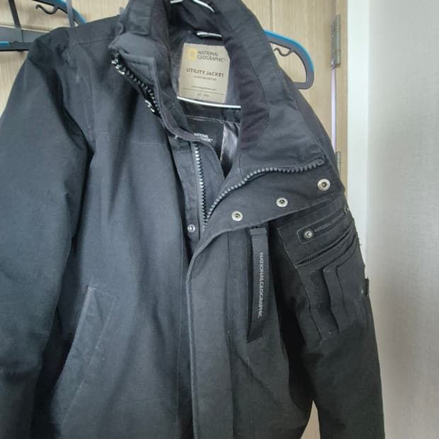 네셔널지오그래픽 유틸리티 패딩 XL
