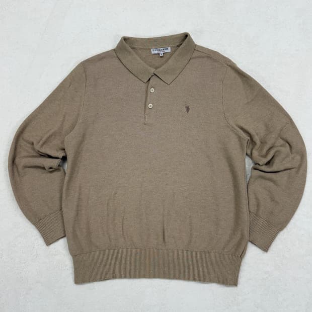 폴로 카라 니트