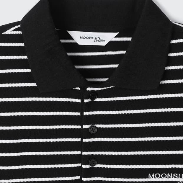 문선 스트라이프 티