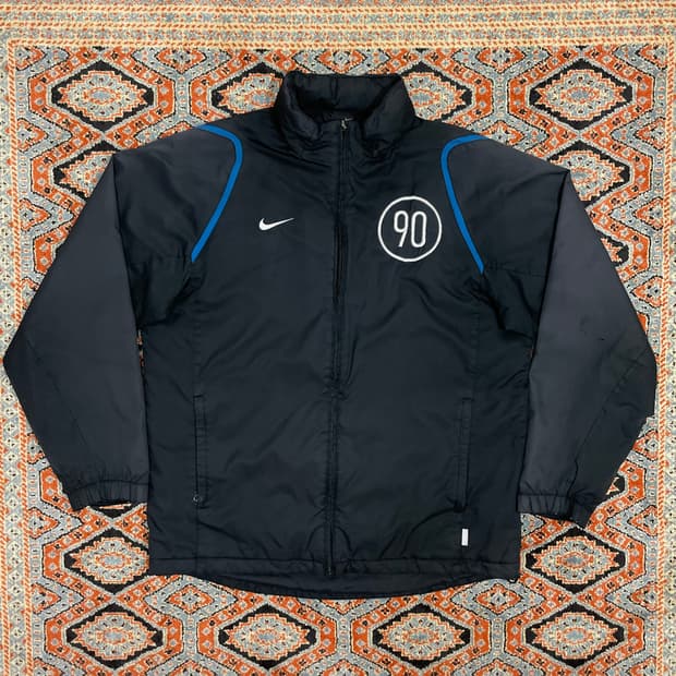 나이키 네이비 윈드브레이커 져지 자켓 바람막이 남성M