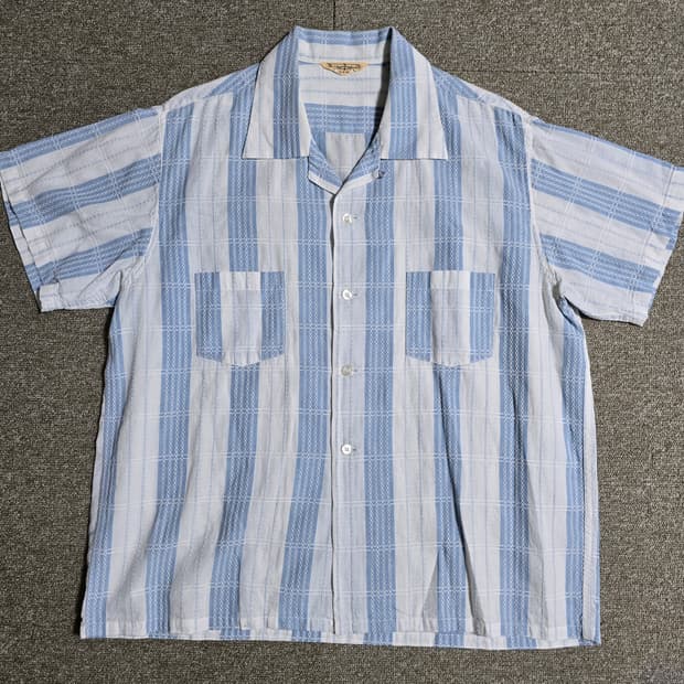 타임원클로딩 부처프로덕츠 패턴 워크셔츠16 엣라코 엣라스트Timeworn