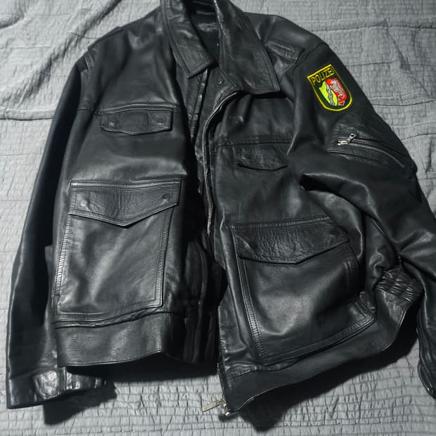 독일 경찰 가죽 자켓 30(110~120)