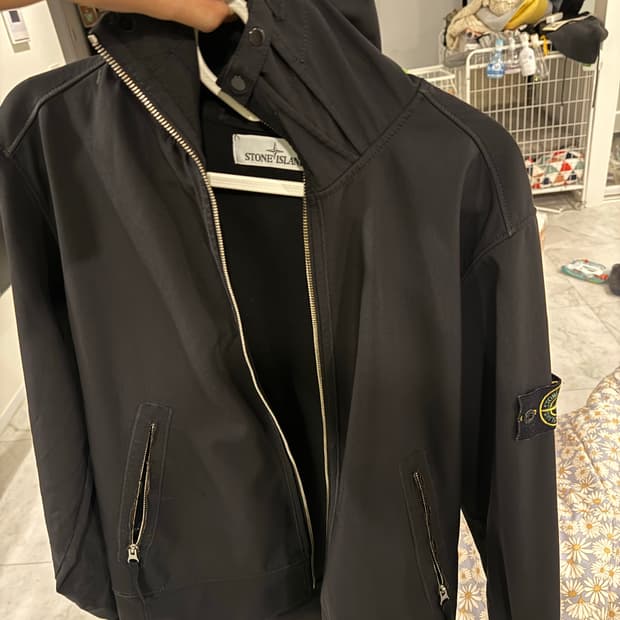 스톤아일렌드 후드 집업 자켓