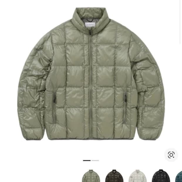 디스이즈네버댓 퍼텍스 라이트 다운 자켓 다크 세이지