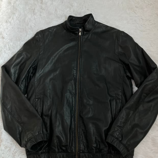 빈티지 리얼가죽 레더자켓 y2k 스트릿 갸루 펑키 일본빈티지o-702