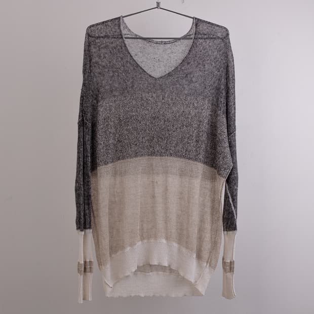 TRANSIT V-NECK MESH KNIT