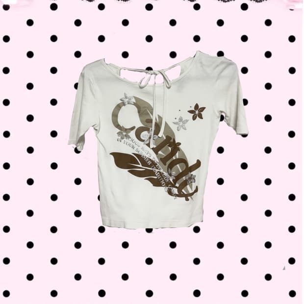 갸루 candy 반팔셔츠