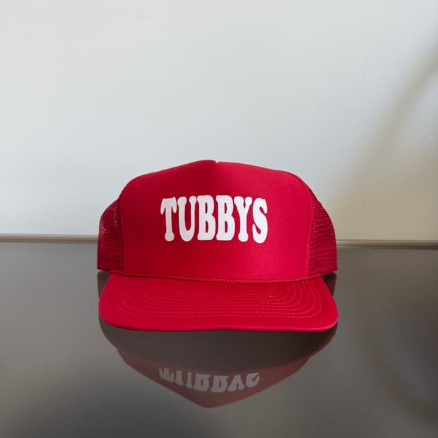USA TUBBYS 레드 빈티지 모자 볼캡 vintage cap