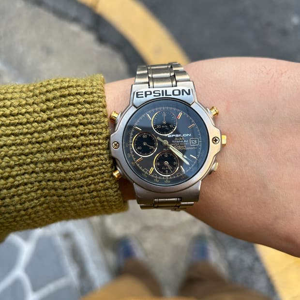 96년 발매) Seiko Epsilon 세이코 엡실론 티타늄 빈티지