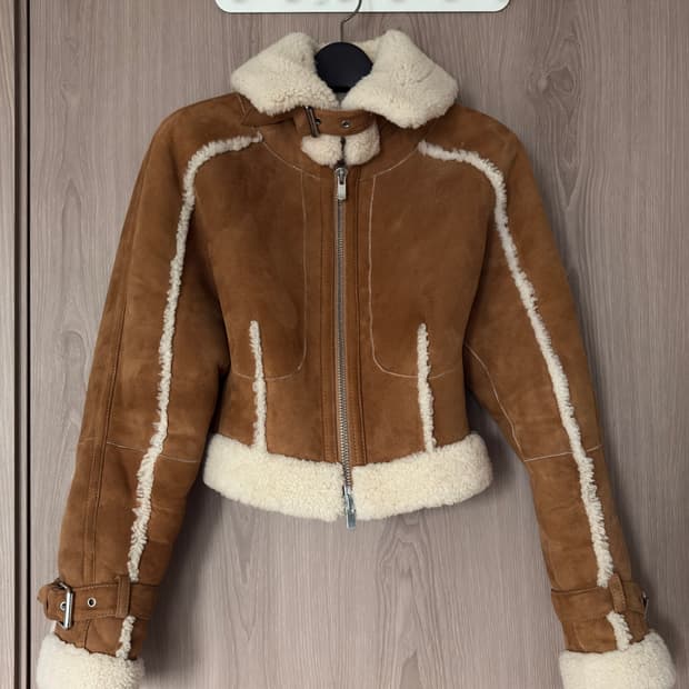 Knwls FW20 램스킨 시어링 무스탕 자켓