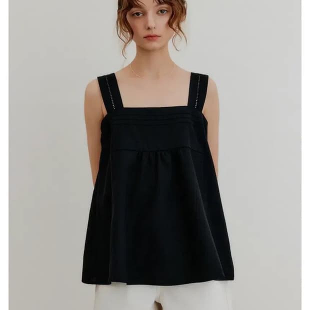 Lookast 룩캐스트 슬리브리스 블라우스