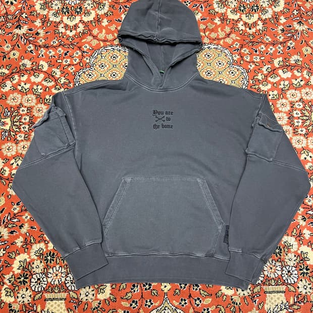 [XL] 아워포켓츠 차콜 후드티