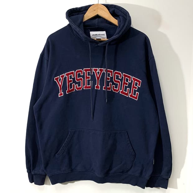 예스아이씨 네이비 후드티 